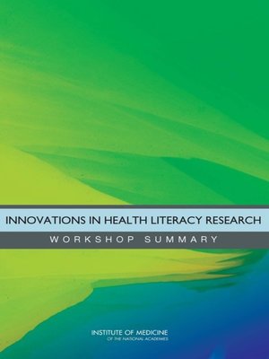 cover image of Innovations in Health Literacy Research